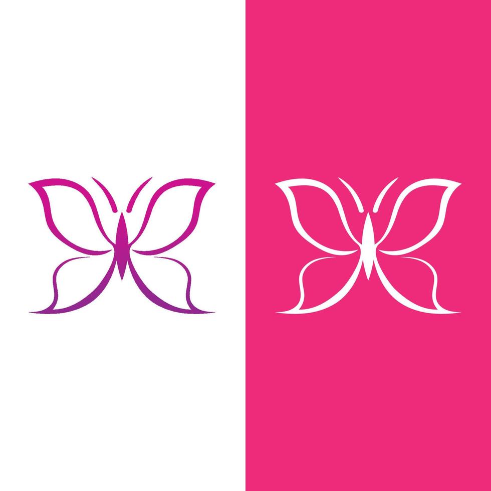 Butterfly logo icon vector design