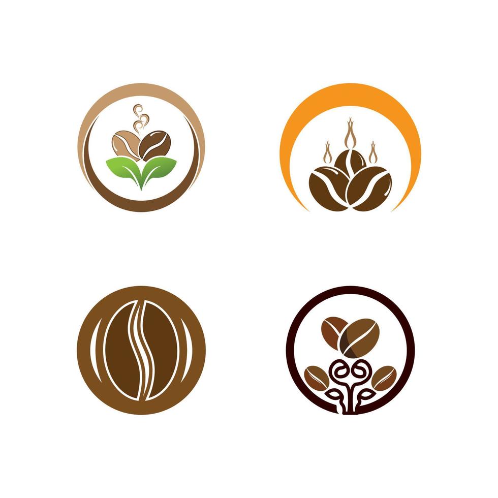 coffee bean icon vector illustration