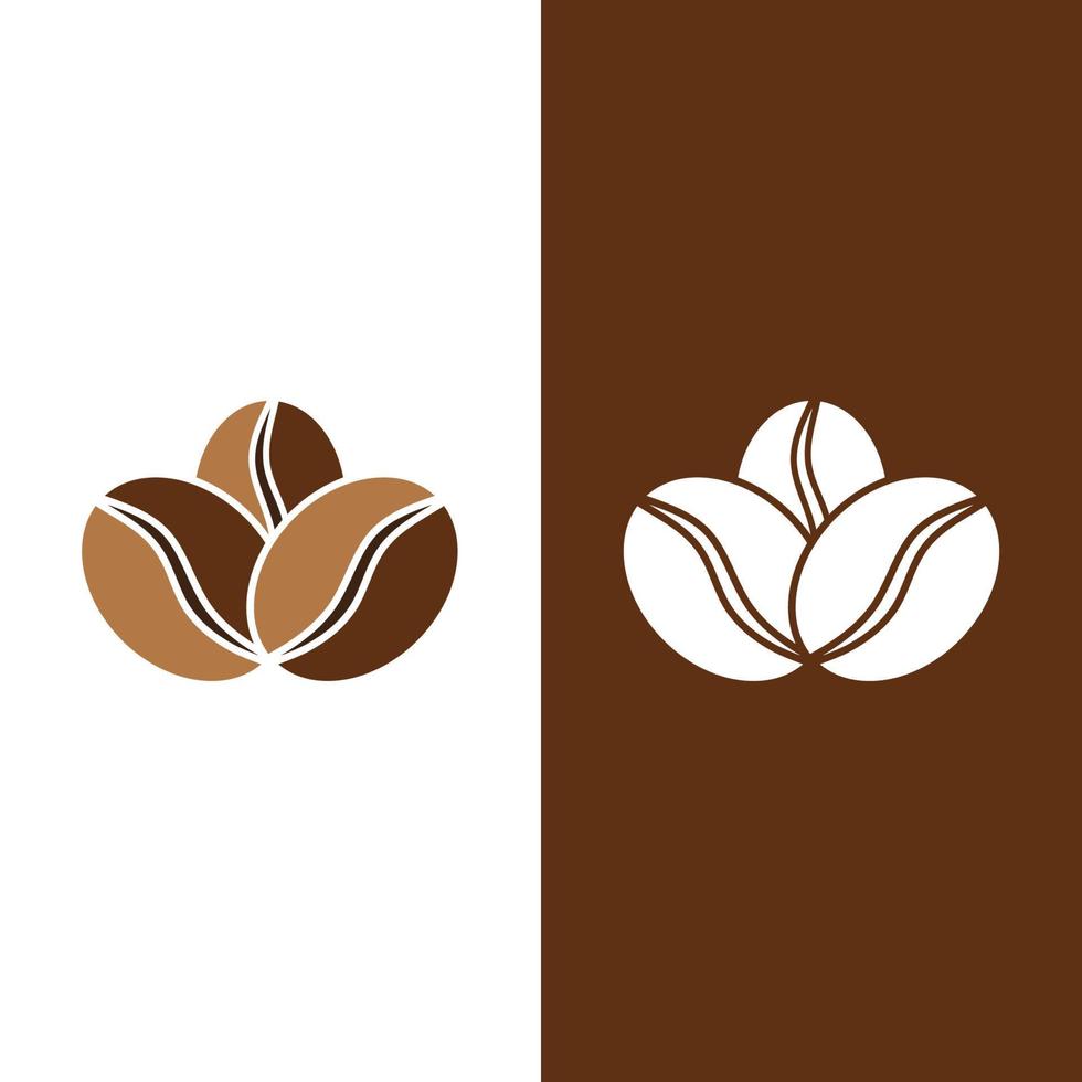 coffee bean icon vector illustration