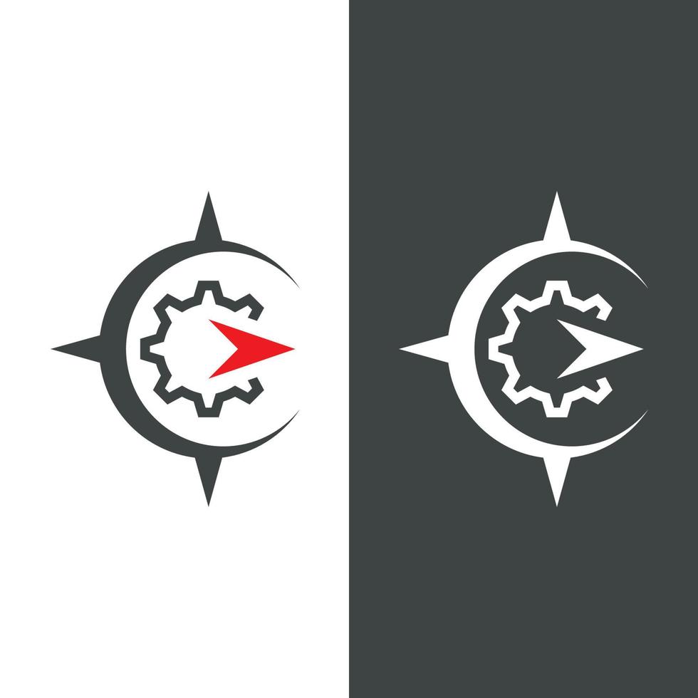 Compass Logo Template vector icon