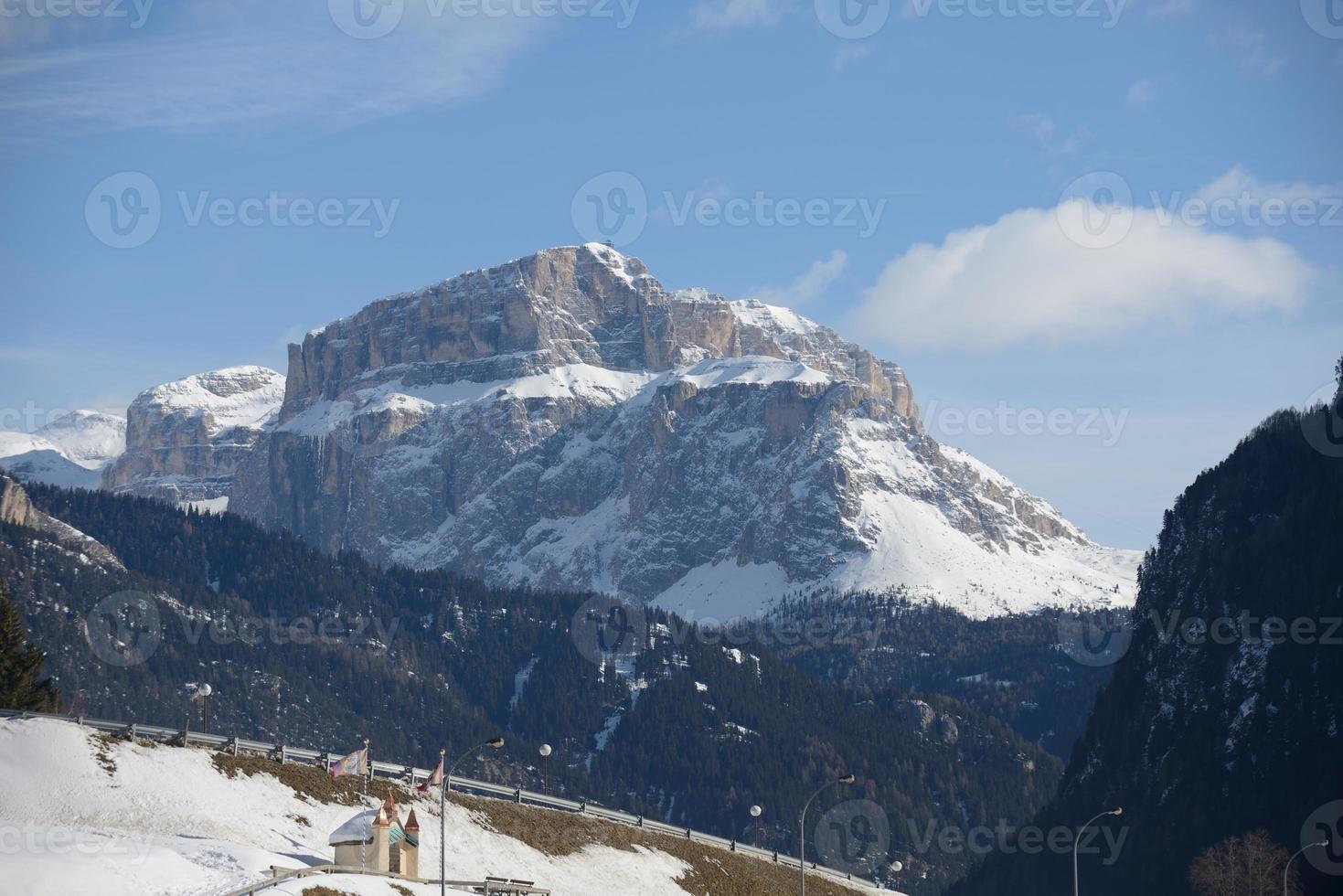 montaña invierno naturaleza foto