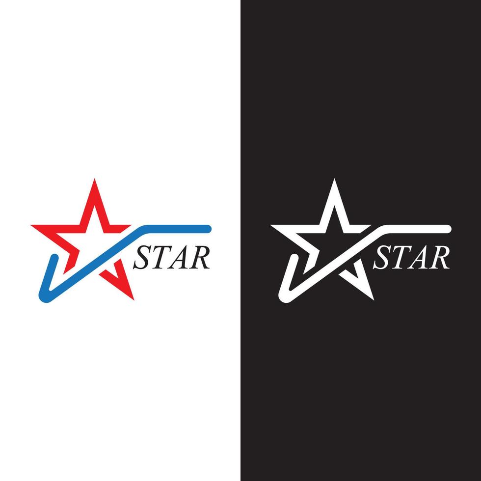 Star icon Template vector