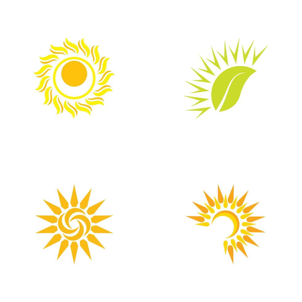Sun Vector illustration Icon Logo