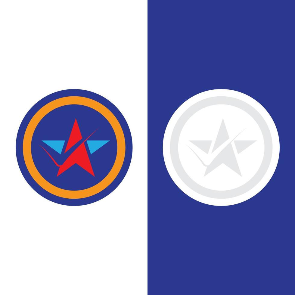 Star icon Template vector