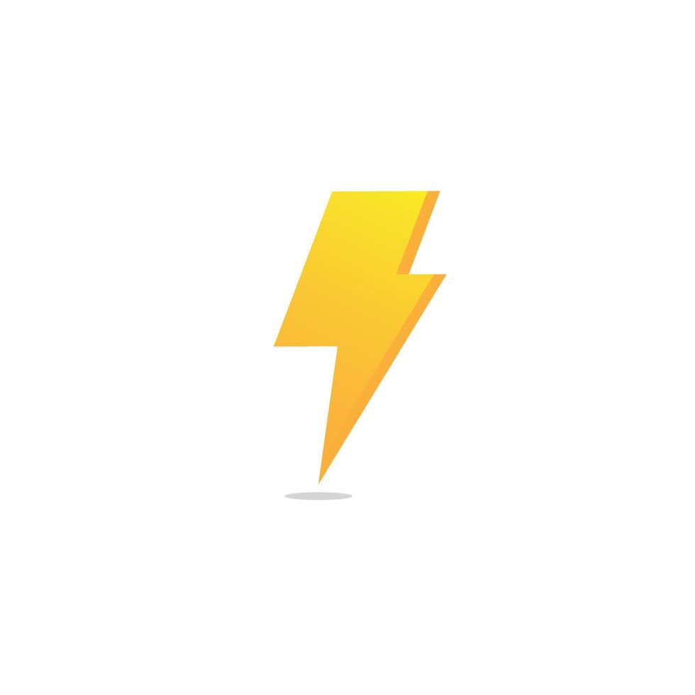 símbolo eléctrico, símbolo de poder, icono eléctrico vector