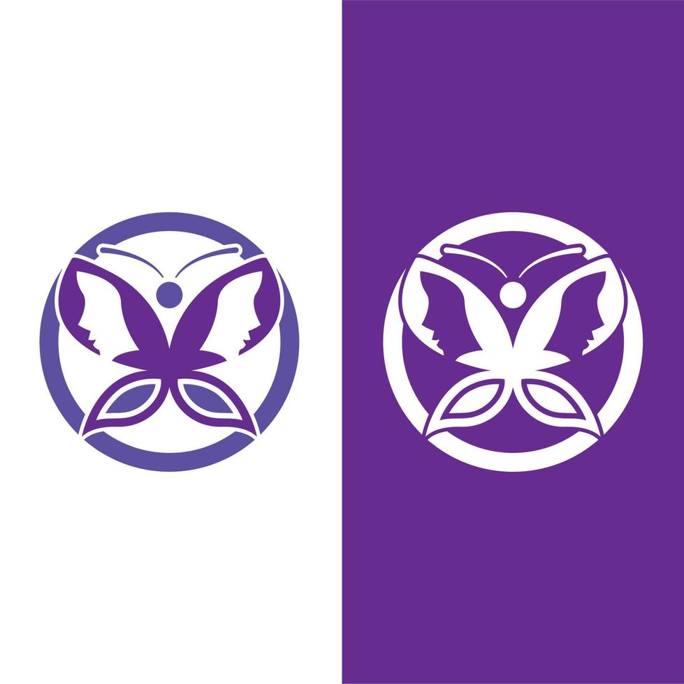 Butterfly logo icon vector design