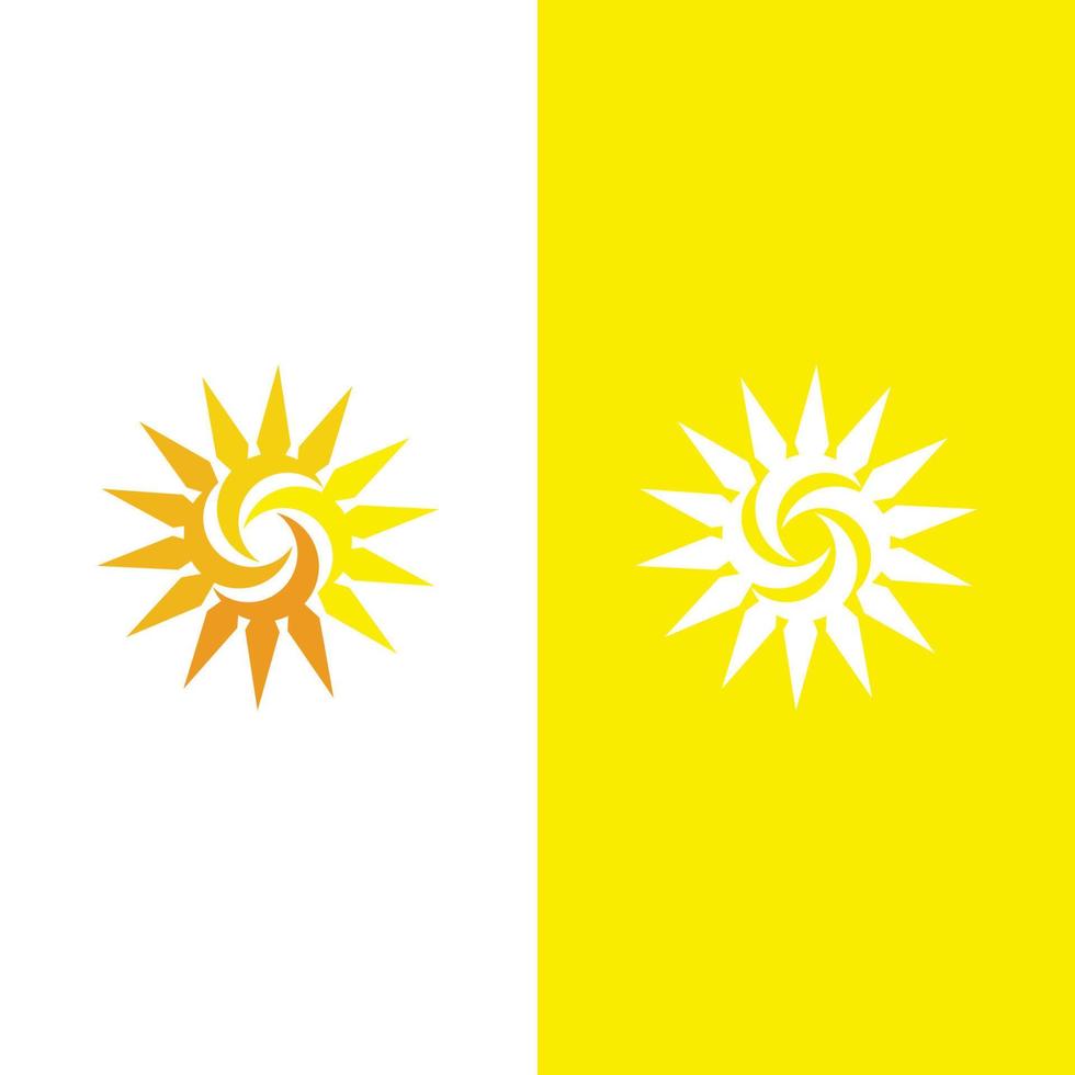 Sun Vector illustration Icon Logo