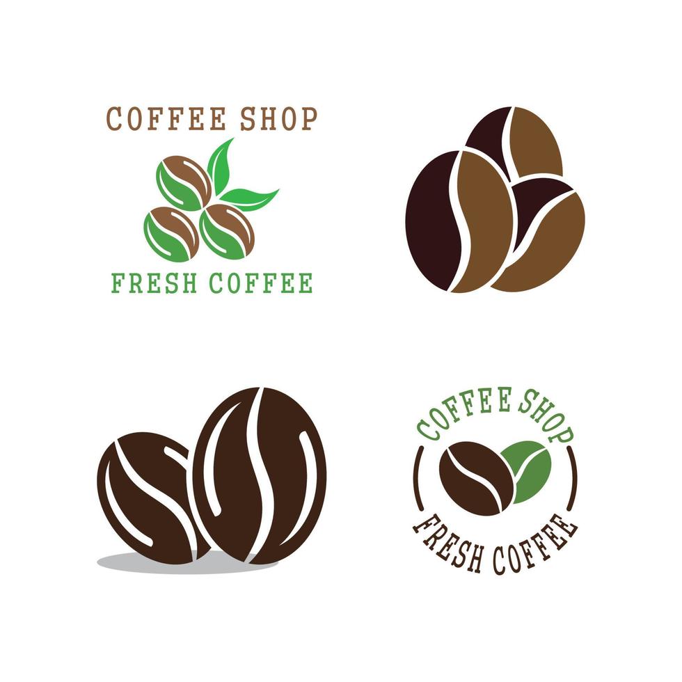 coffee bean icon vector illustration