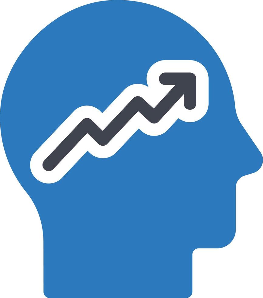 mind growth vector illustration on a background.Premium quality symbols.vector icons for concept and graphic design.