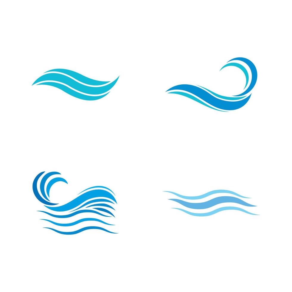 Wave beach vector illustration design