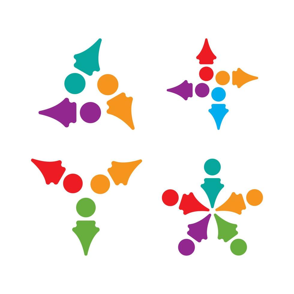 Community, network and social icon vector