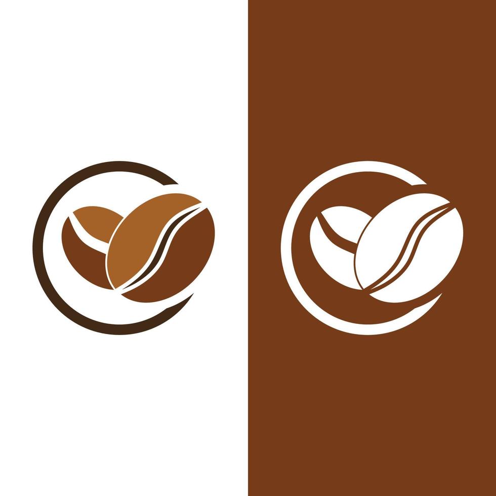 coffee bean icon vector illustration