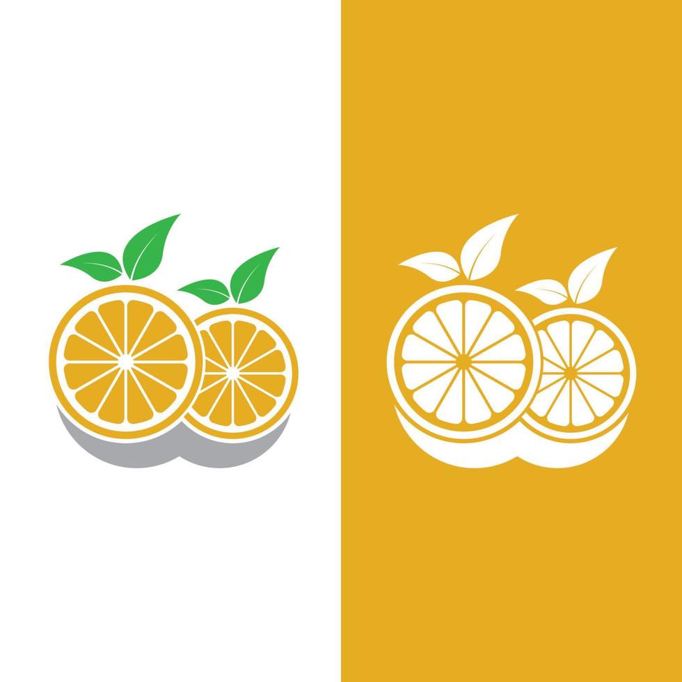 icono de vector de diseño de logotipo naranja