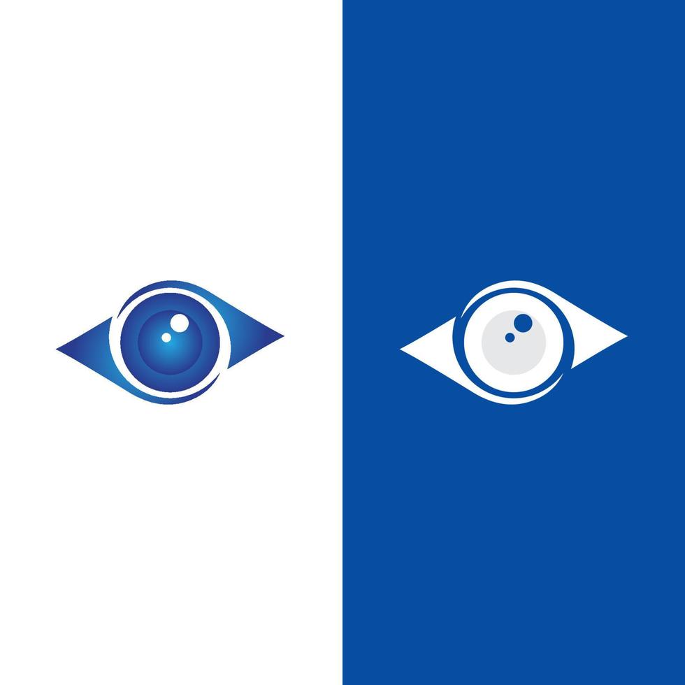 Eye Care vector logo design