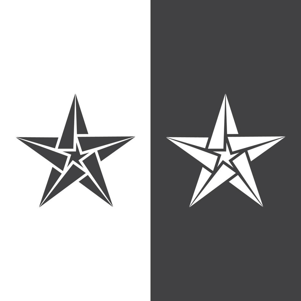 Star icon Template vector