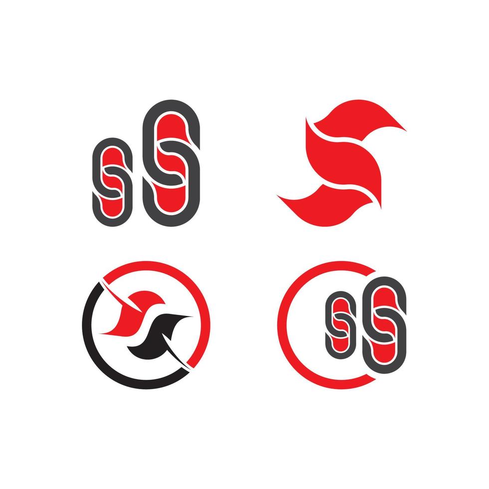 Business corporate S letter logo design vector