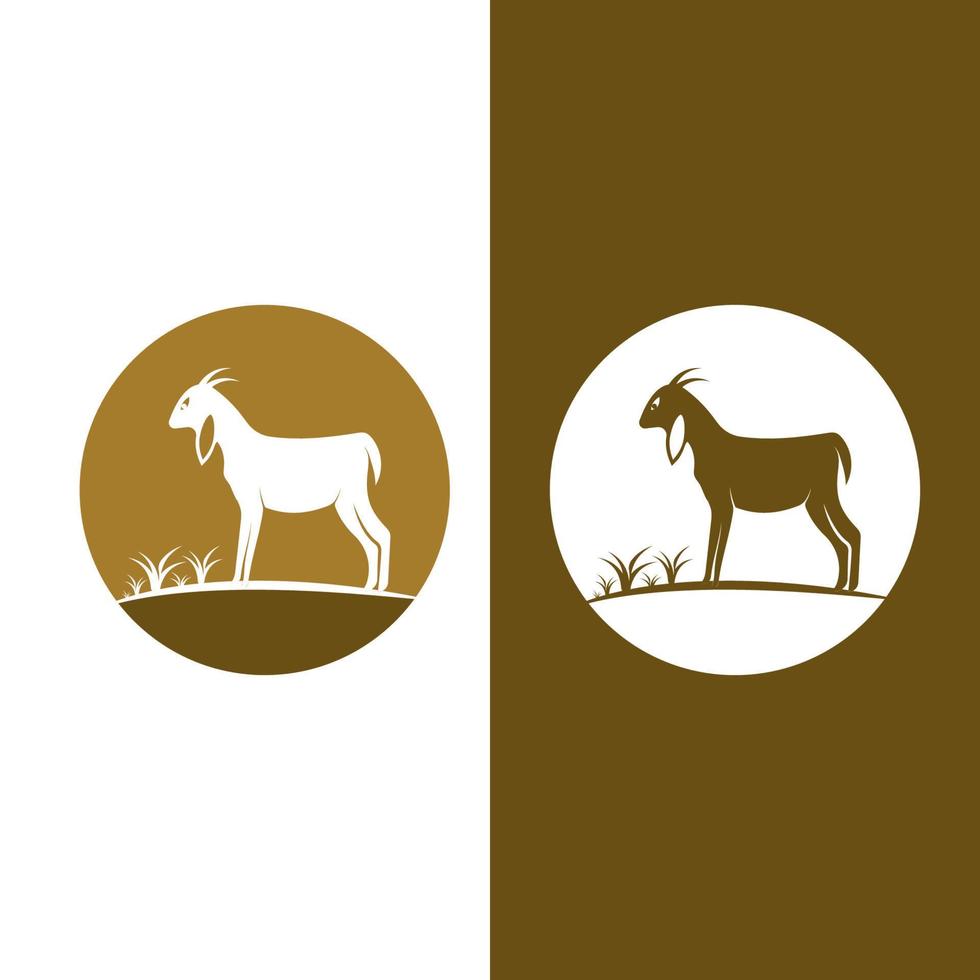 Goat Logo Template vector icon