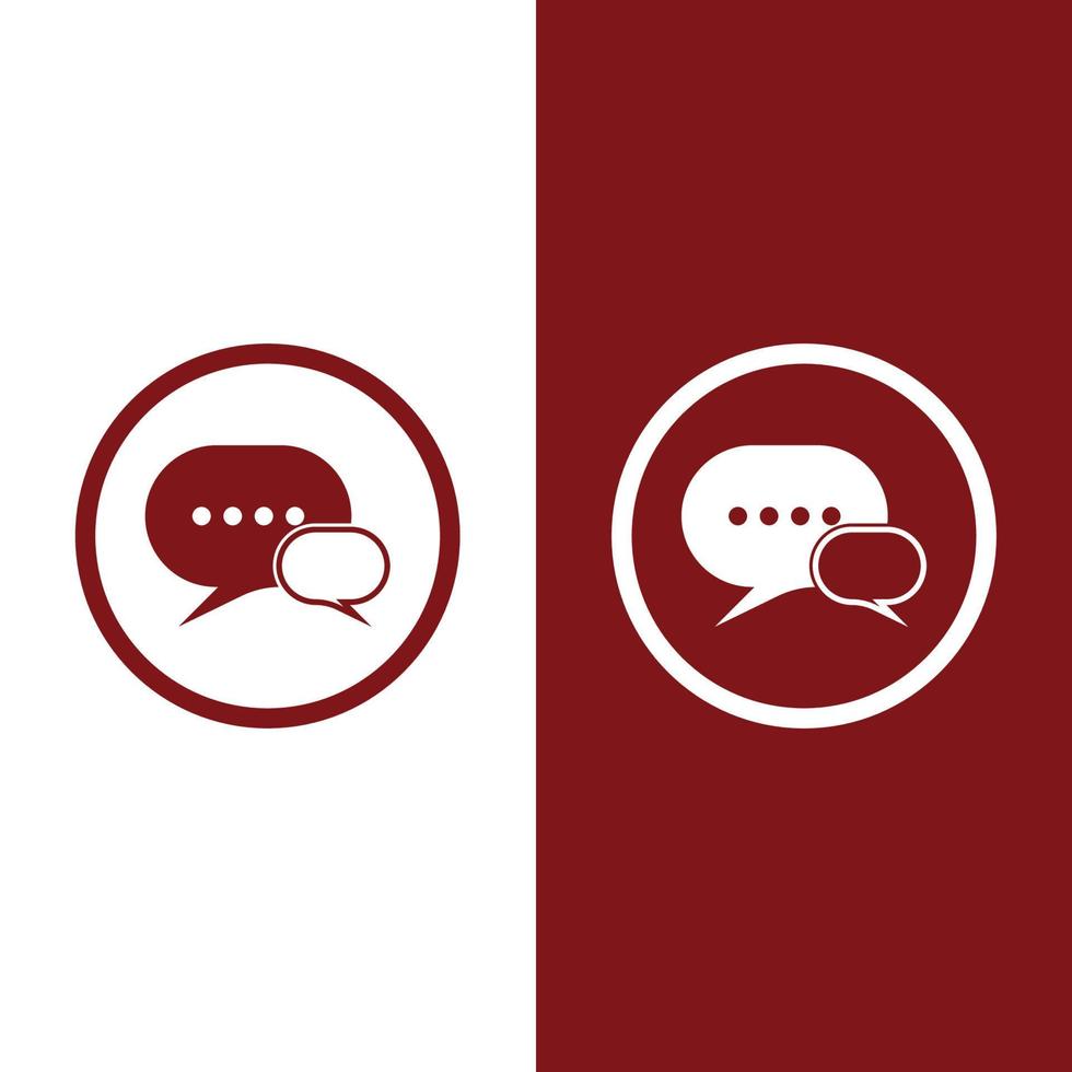 Speech bubble icon vector illustration