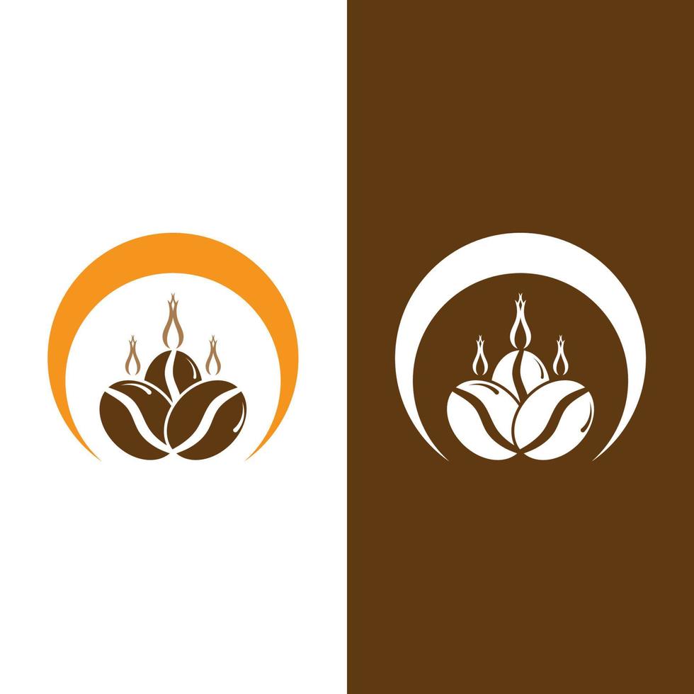 coffee bean icon vector illustration