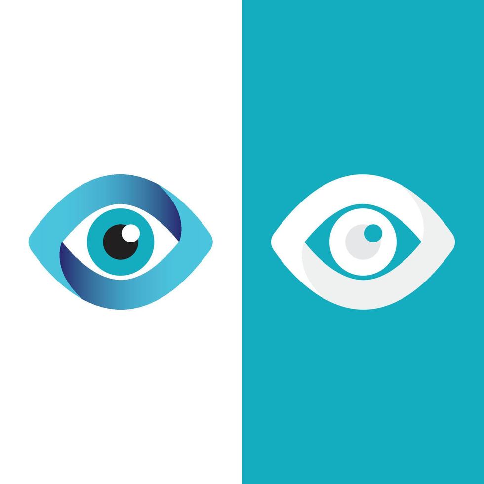 Eye Care vector logo design