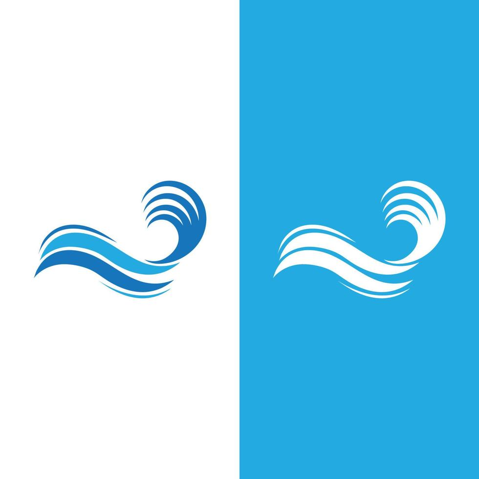 Wave beach vector illustration design