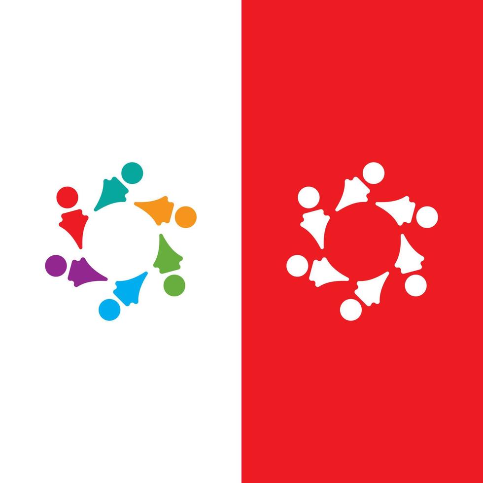 Community, network and social icon vector