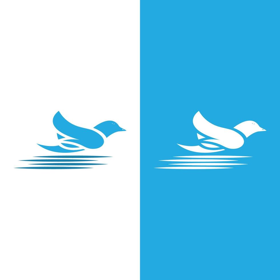 Dove bird logo vector design