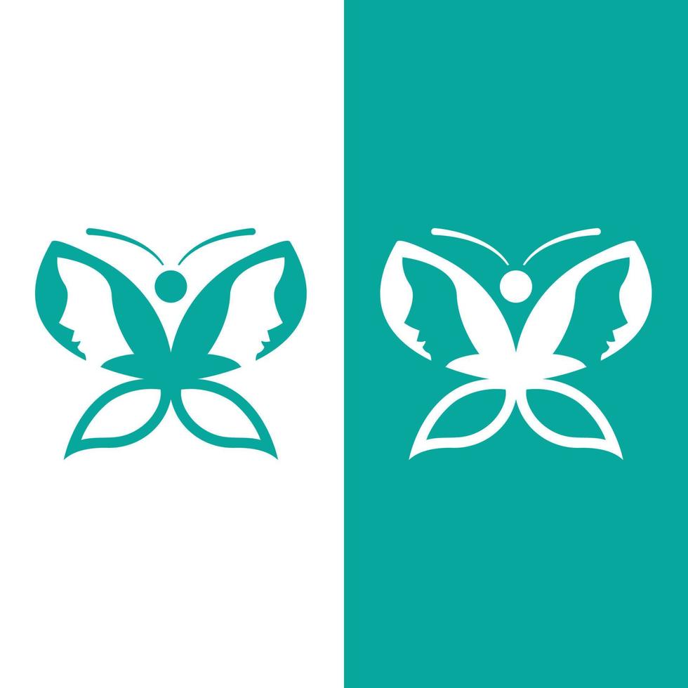 Butterfly logo icon vector design
