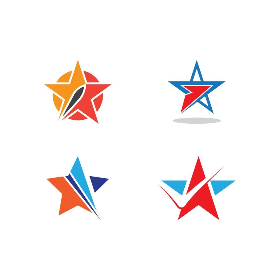 Star icon Template vector