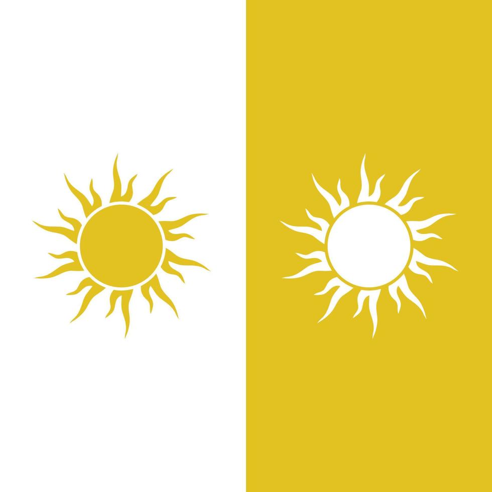 Sun Vector illustration Icon Logo
