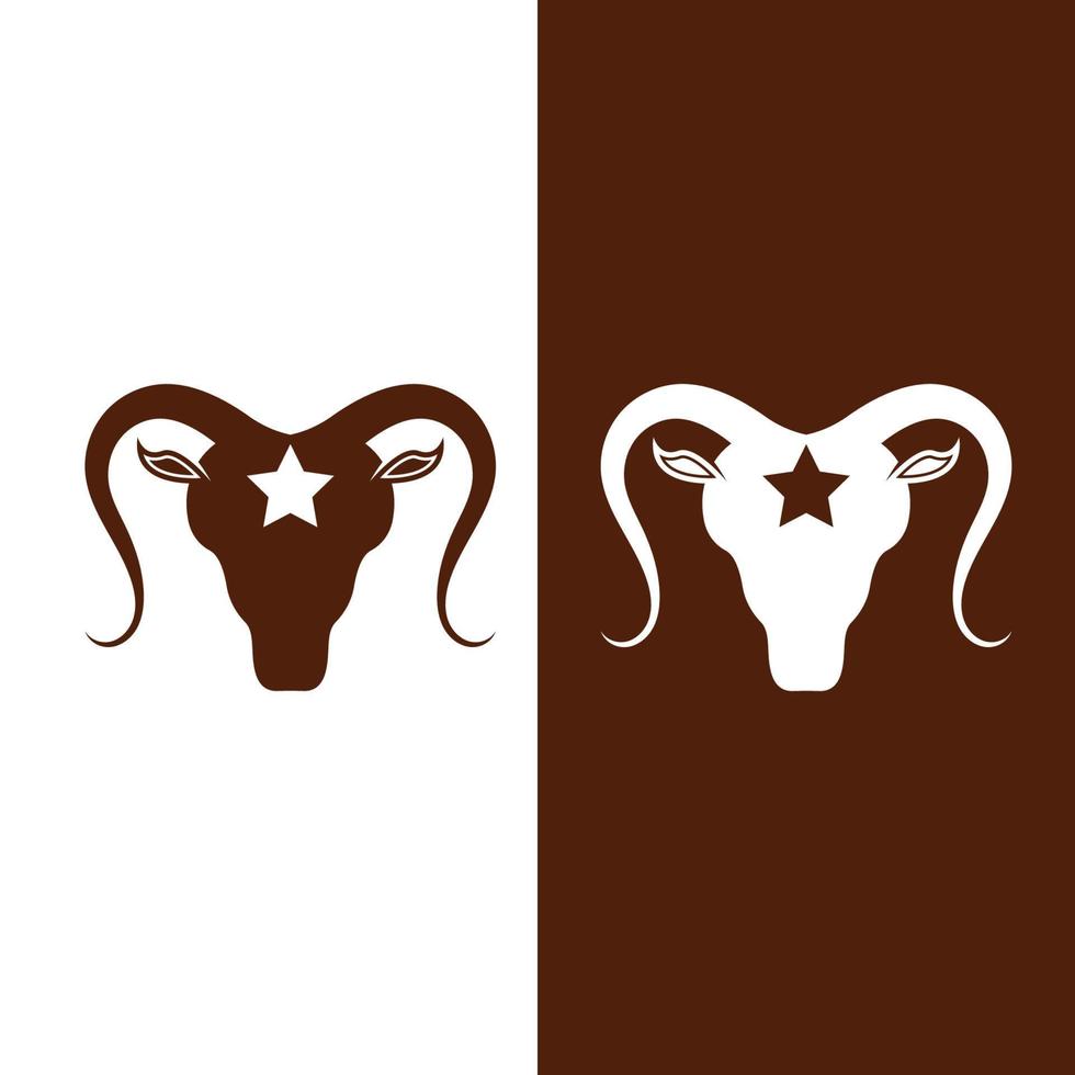 Goat Logo Template vector icon