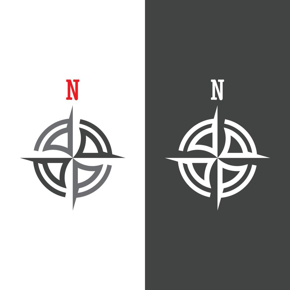 Compass Logo Template vector icon