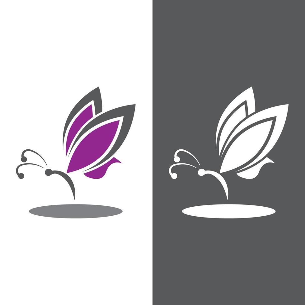 Butterfly logo icon vector design