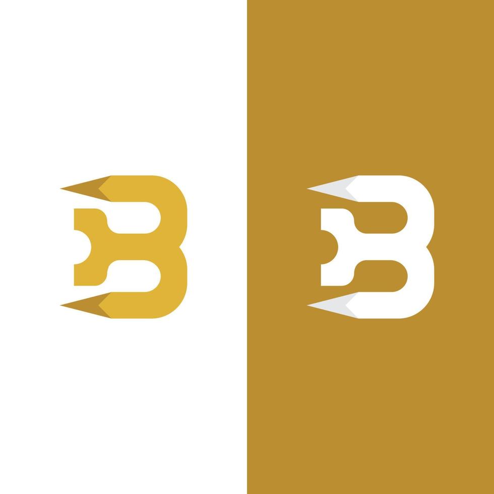 B Letter vector logo illustration