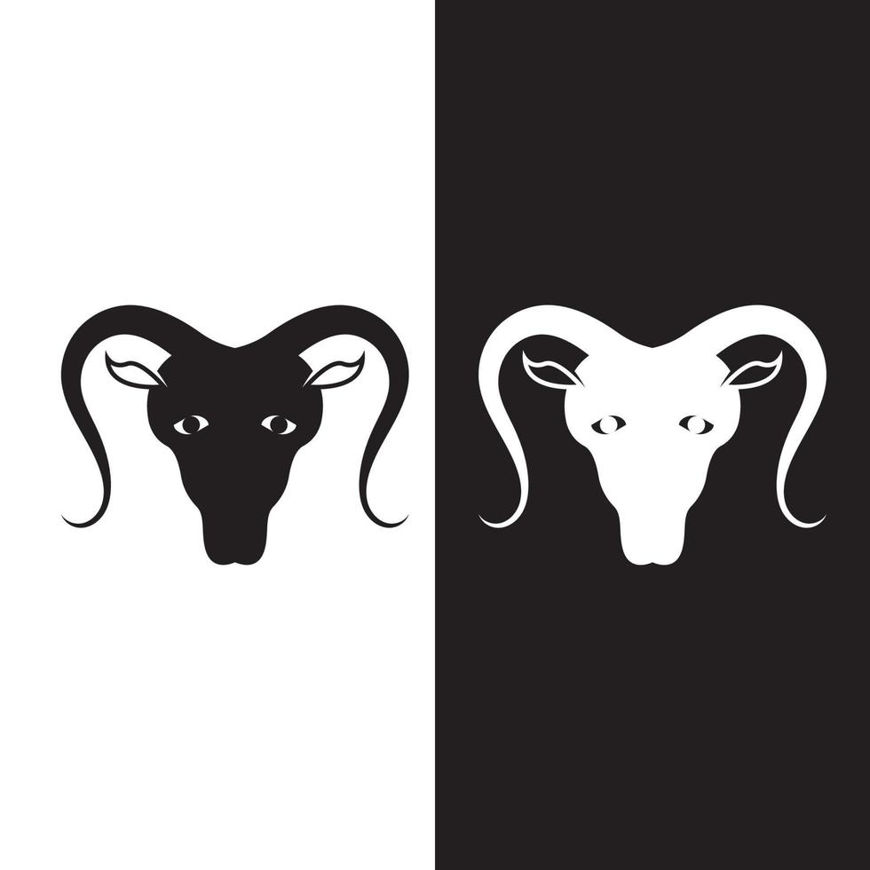 Goat Logo Template vector icon