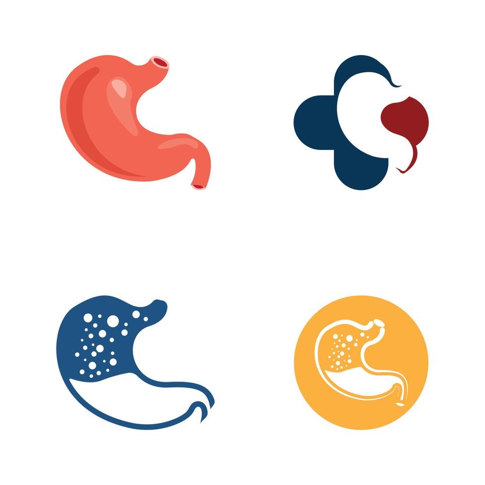 stomach care icon design concept vector