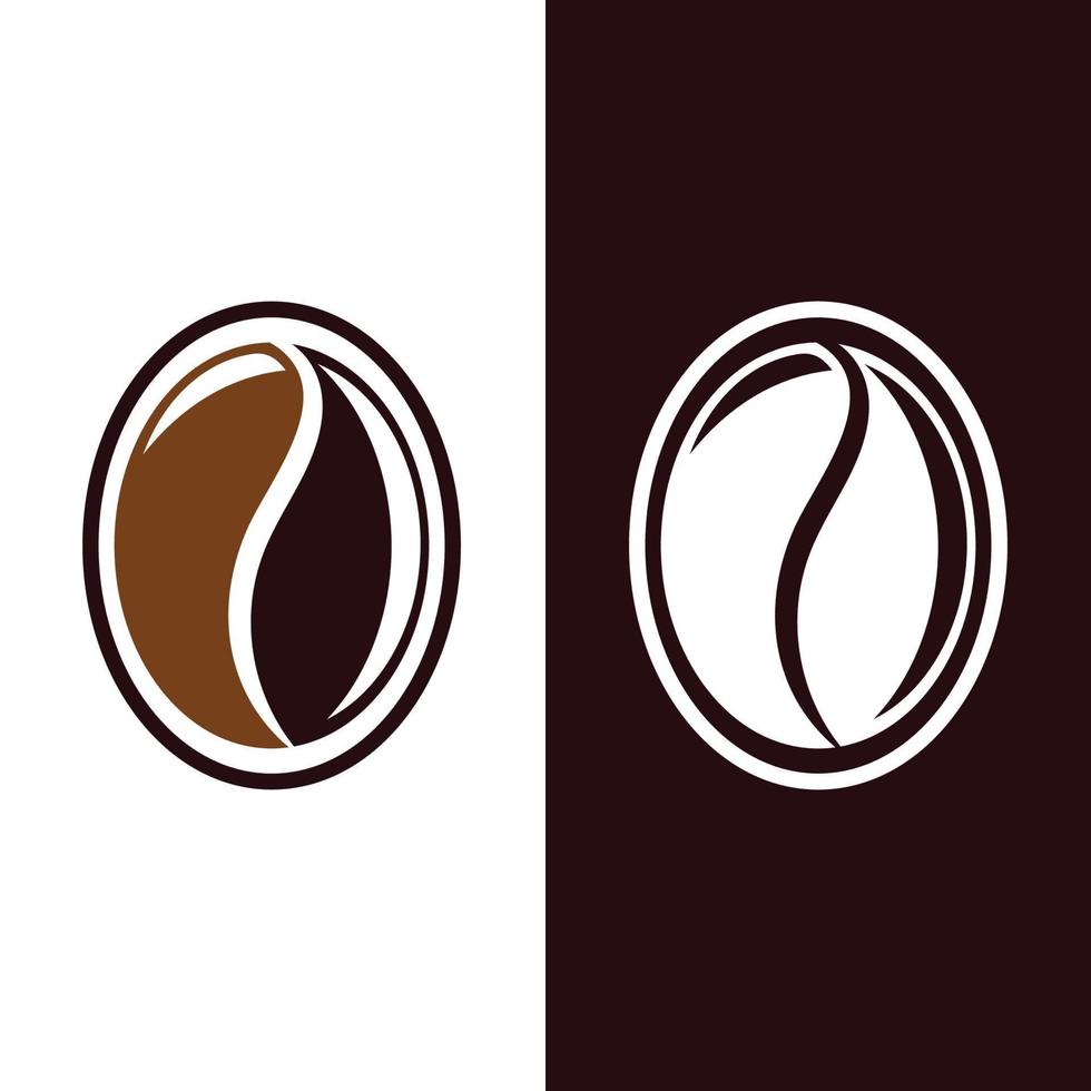 coffee bean icon vector illustration