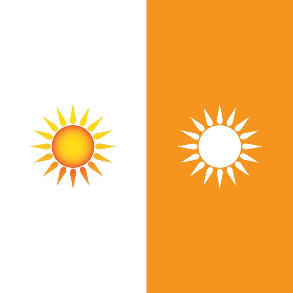 Sun Vector illustration Icon Logo