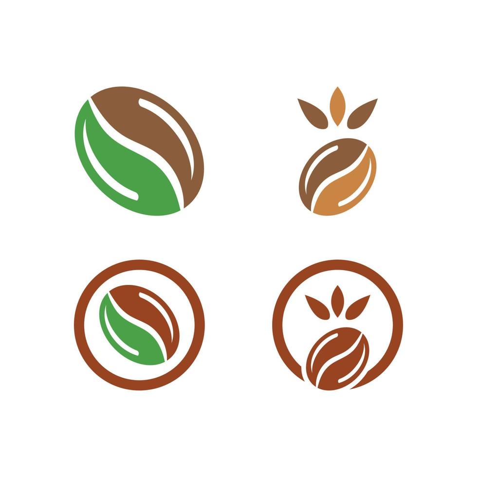 coffee bean icon vector illustration