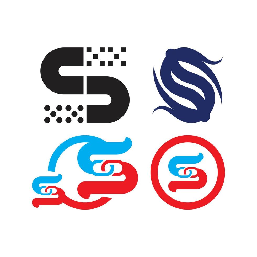 Business corporate S letter logo vector