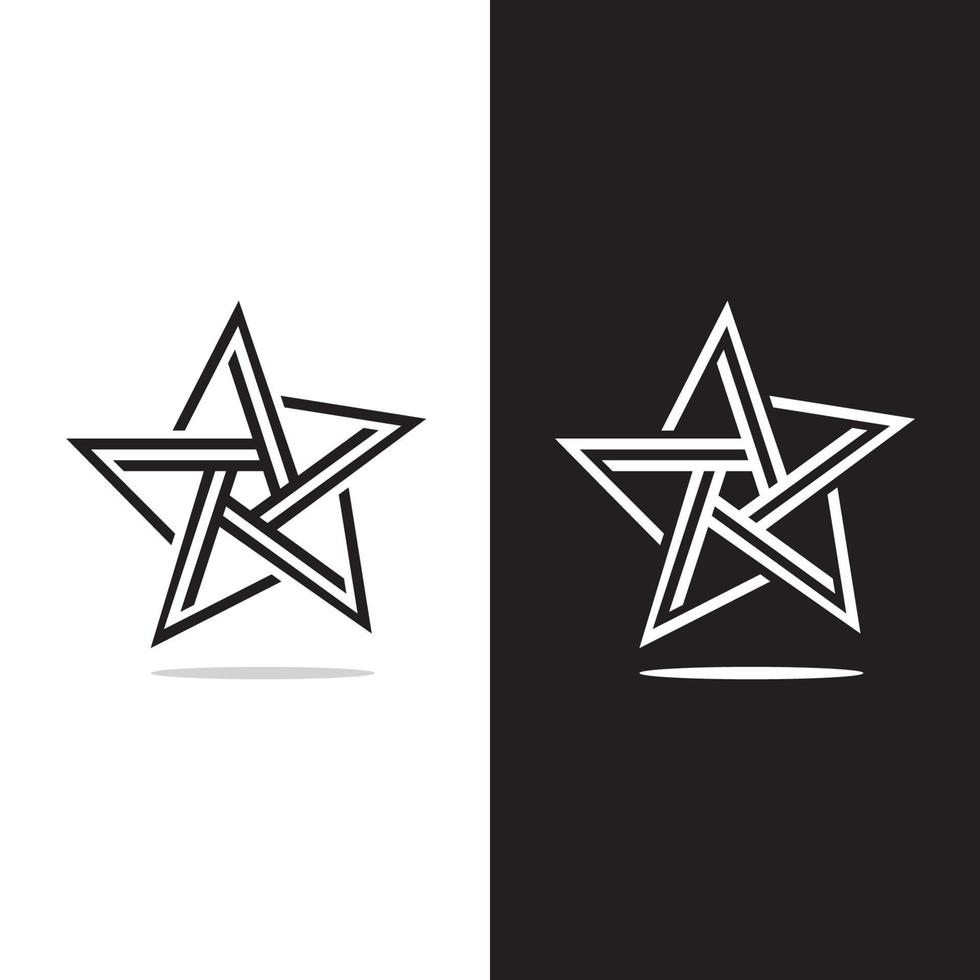 Star icon Template vector