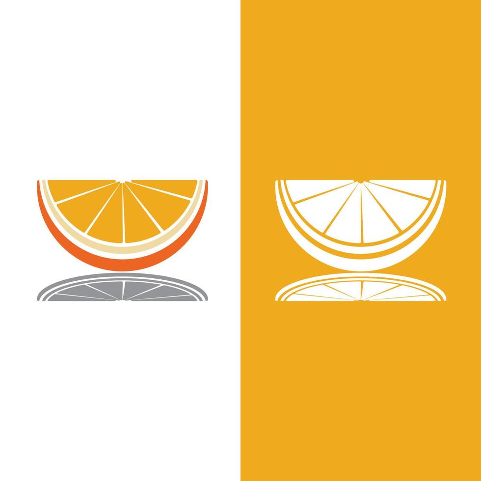 icono de vector de diseño de logotipo naranja