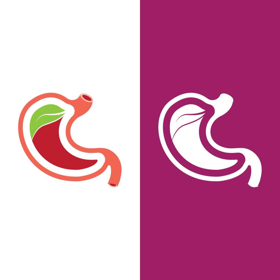 stomach care icon design concept vector