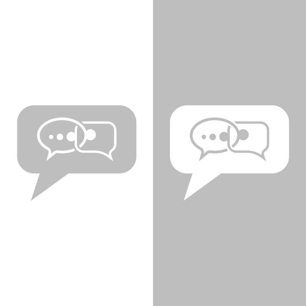 Speech bubble icon vector illustration