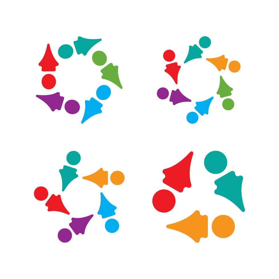 Community, network and social icon vector