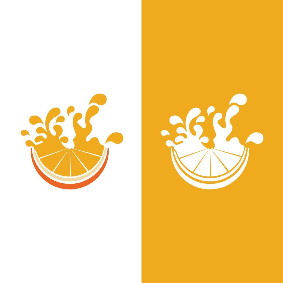 Orange logo design Vector icon