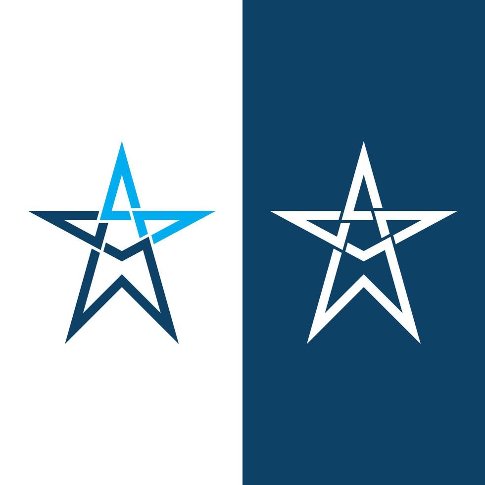 Star icon Template vector