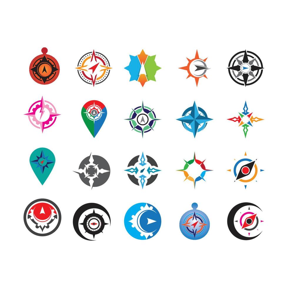 Compass Logo Template vector icon