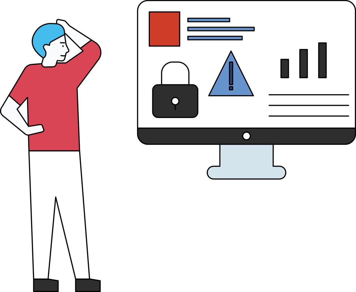 There is something wrong with the monitor. vector