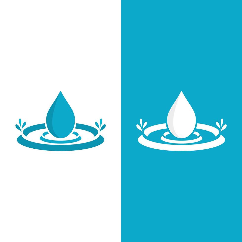 Water drop Logo Template vector